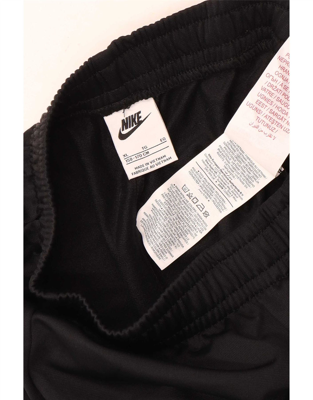 Chłopięce spodnie dresowe Nike 13-14 lat XL, czarne, poliestrowe