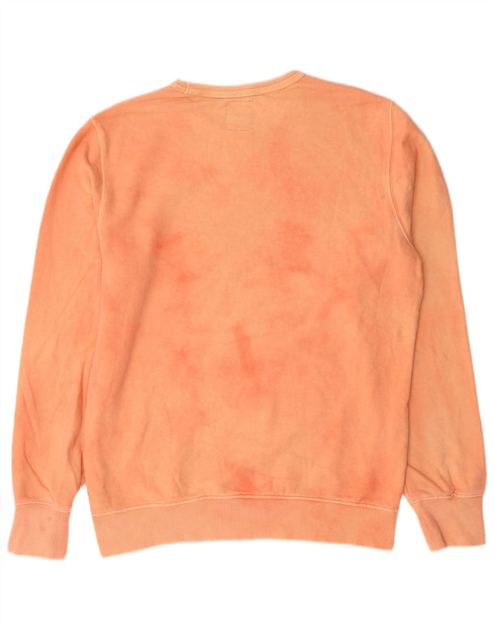 Męski sweter Superdry XL, pomarańczowy Tie Dye, bawełniany