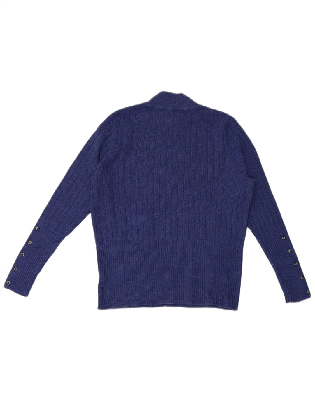 Marks & Spencer Damski sweter z golfem UK 14, średni niebieski