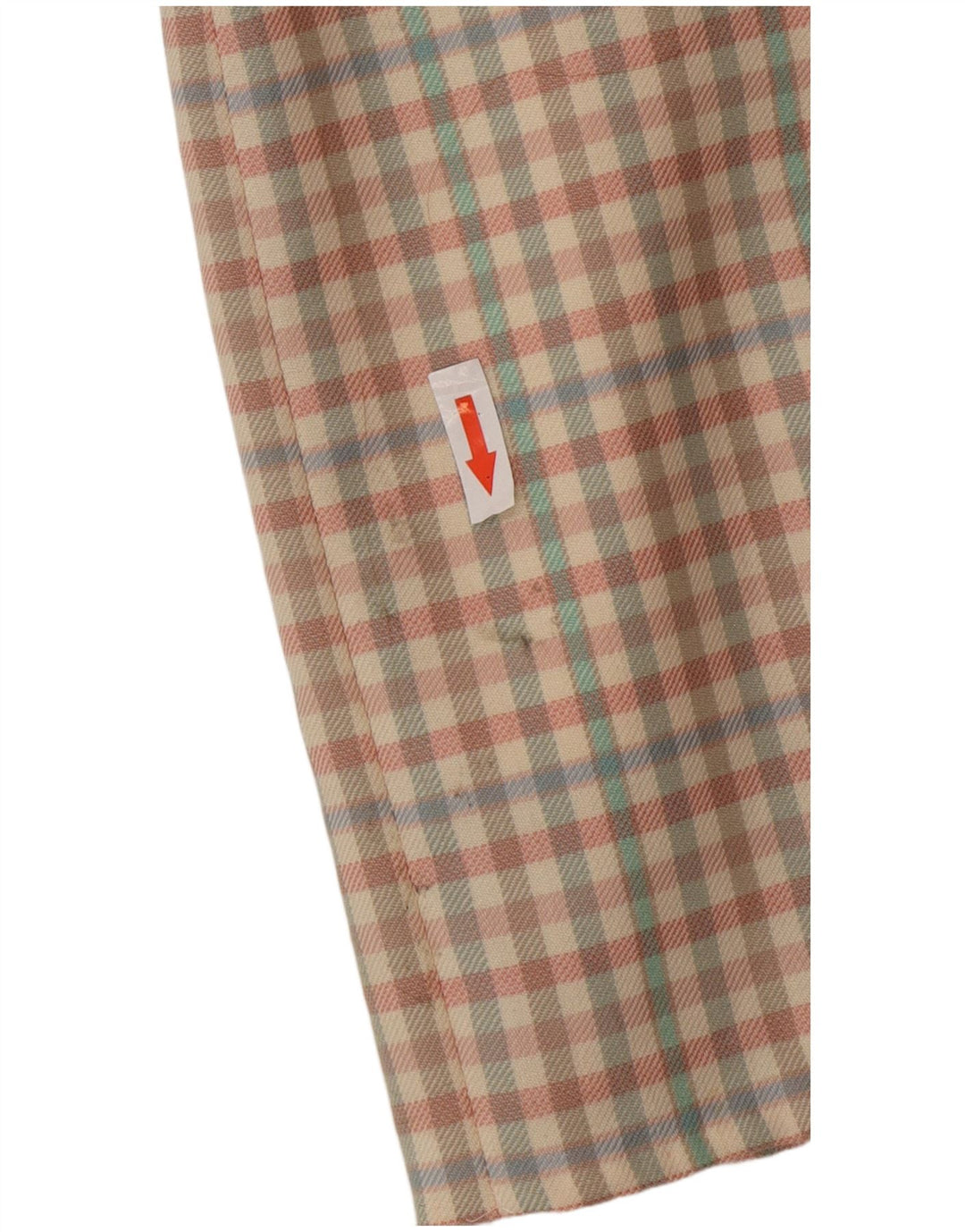 Damska spódniczka mini w stylu vintage IT 42 Medium W26 Wielokolorowa wełna w kratkę