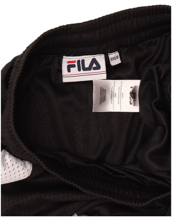 Damskie spodenki sportowe Fila UK 2 2XS Czarny poliester