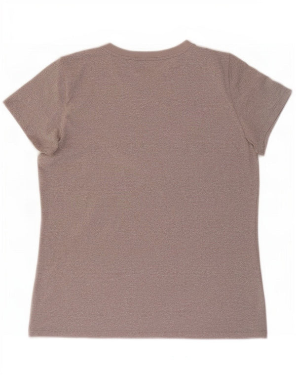 Damska koszulka Under Armour Heat Gear Graphic Top UK 16, duża, szara