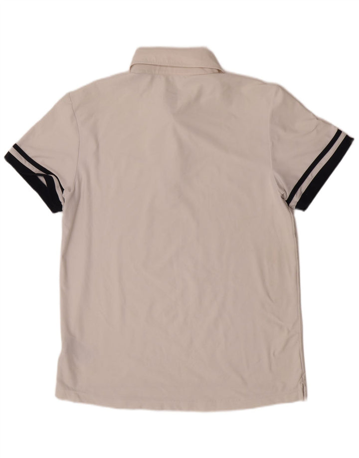 Męska koszulka polo Nike Dri Fit UK 38/40 Poliester w kolorze średniej bieli