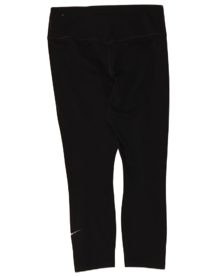 Damskie legginsy Nike Dri Fit UK 12, średnie czarne