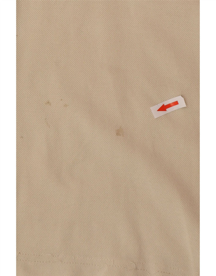 Męska koszulka polo Armani Jeans, średnia w kolorze złamanej bieli