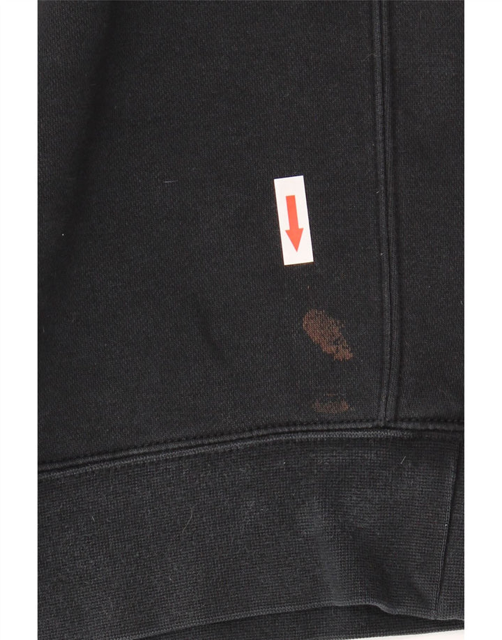 Męska bluza dresowa NIKE, średnia czarna, bawełniana