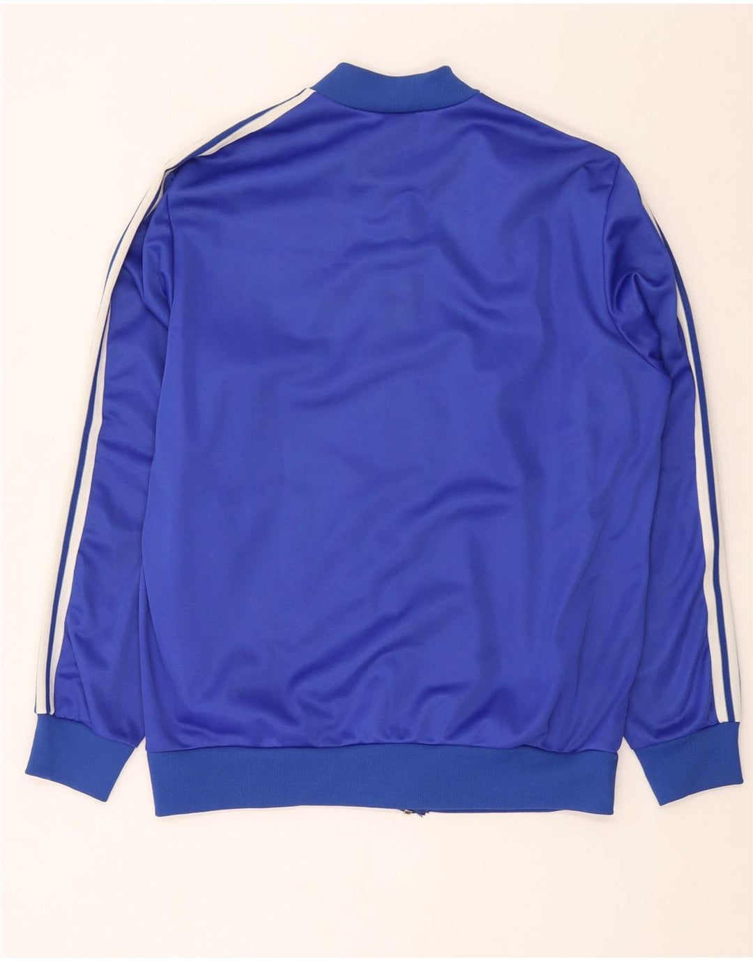 Adidas Męska bluza dresowa, duża, niebieska, poliestrowa