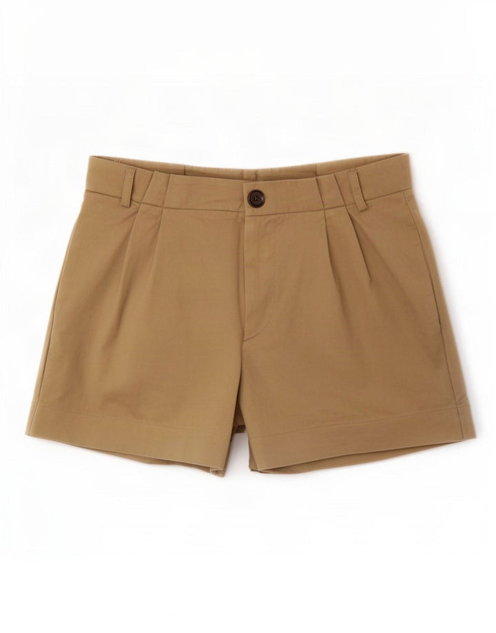 Szorty damskie Zara Pegged Casual, średnie W28, beżowa bawełna