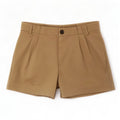 Szorty damskie Zara Pegged Casual, średnie W28, beżowa bawełna