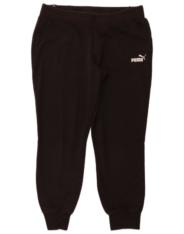 Damskie spodnie dresowe PUMA Joggers UK 16, duże czarne