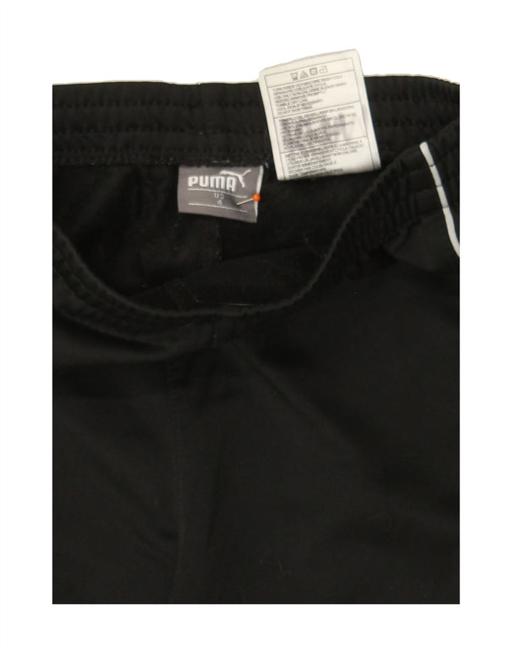 PUMA Girls Tracksuit Trousers 3-4 Years  Black Polyester Vintage Puma and Second-Hand Puma from Messina Hembry 