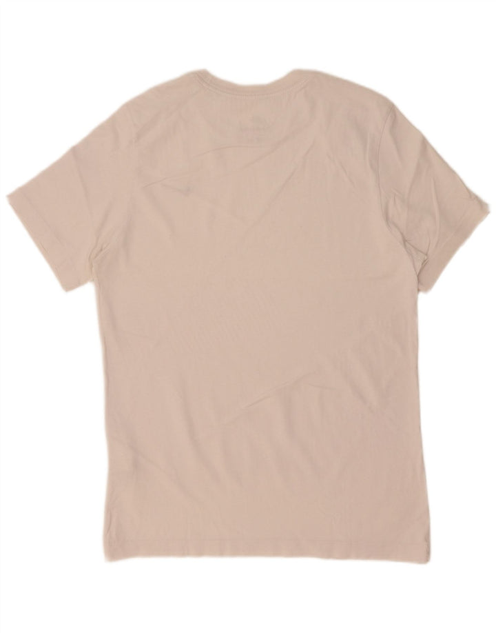 T-shirt męski Nike, mały, biały, bawełniany