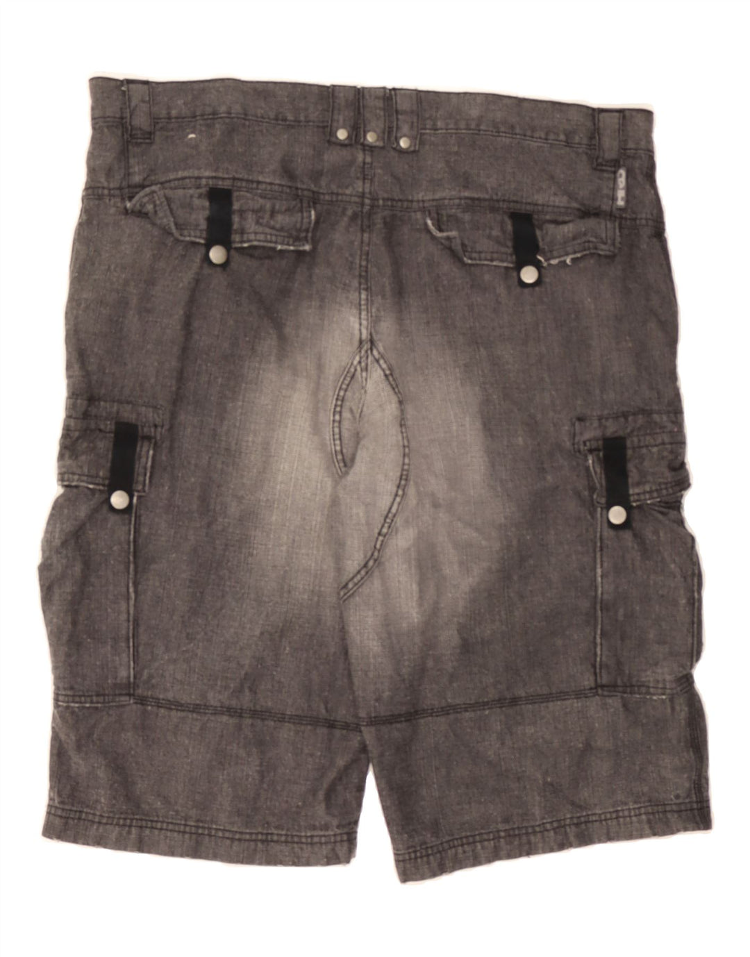 VINTAGE Mens Cargo Shorts XL W38 Grey Vintage Vintage and Second-Hand Vintage from Messina Hembry 