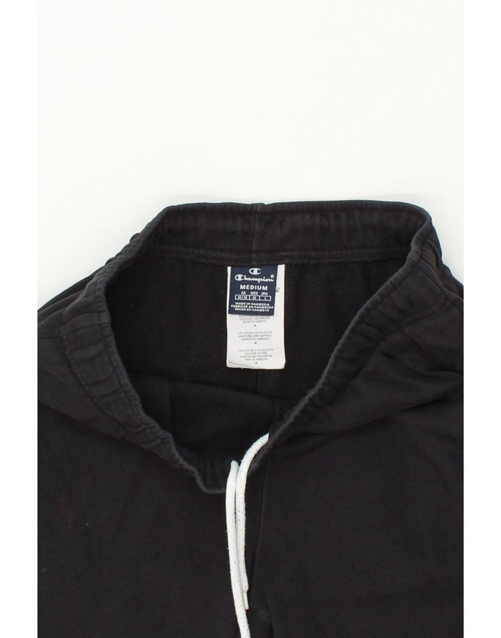 CHAMPION Mens Graphic Tracksuit Trousers Joggers Medium  Black Cotton Vintage Champion and Second-Hand Champion from Messina Hembry 
