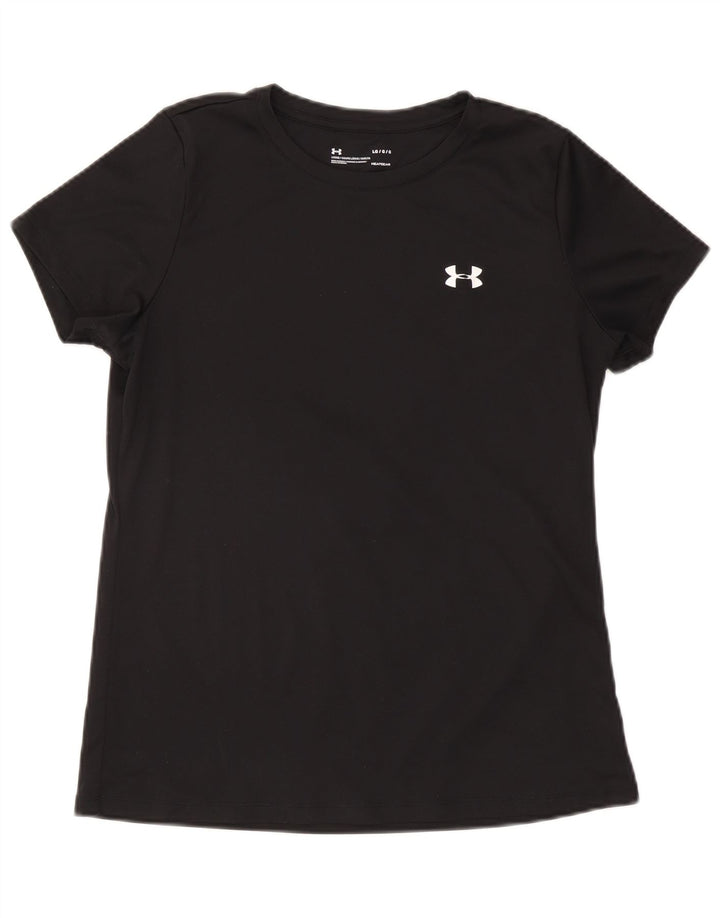 Damska koszulka t-shirt UNDER ARMOUR Heat Gear UK 16, duża, czarna