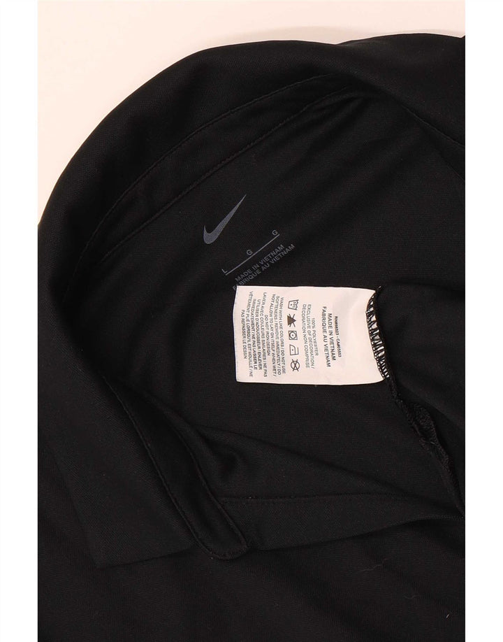 Damska koszulka polo Nike San Francisco UK 14, duża, czarna, poliester