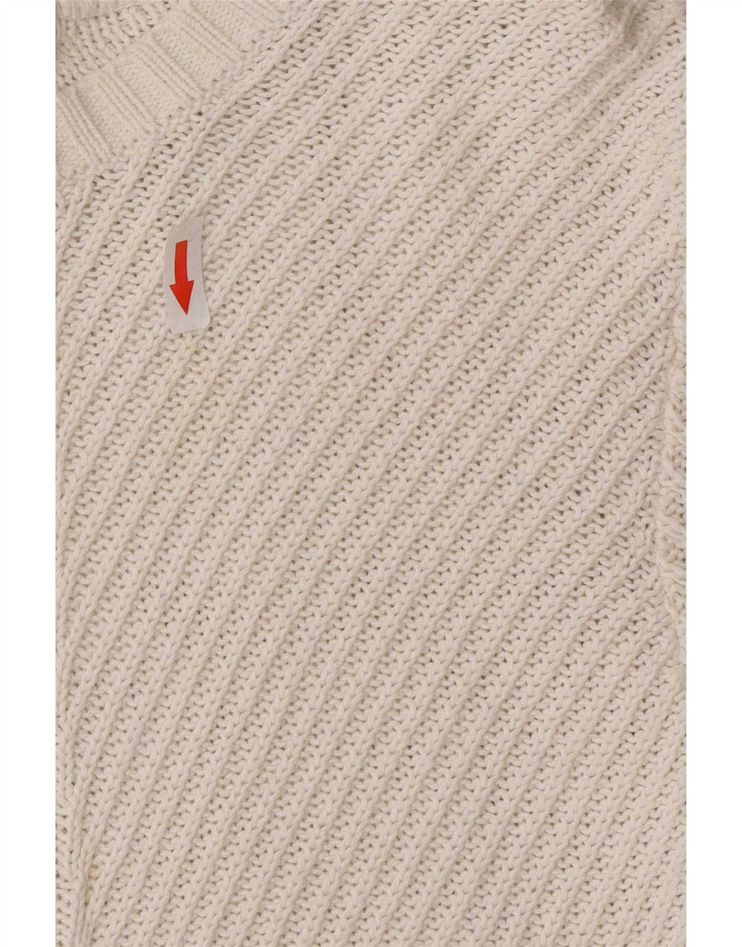 Marks & Spencer Damski sweter z dekoltem w łódkę, UK 14, średni złamanej bieli