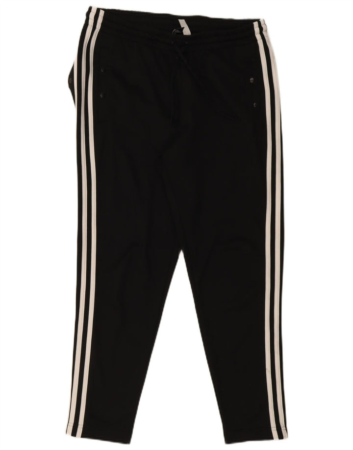 Damskie spodnie dresowe Adidas UK 12/14 Średni czarny poliester