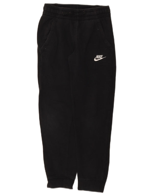 Chłopięce spodnie dresowe Nike, 8-9 lat, małe, czarne, bawełniane
