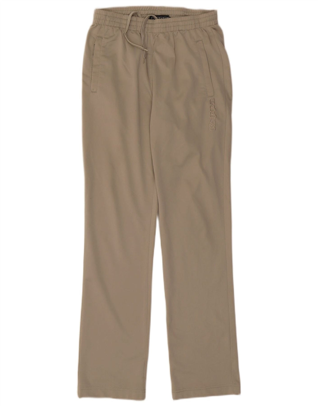 Pełny dres męski KAPPA, mały beżowy poliester z blokami kolorów