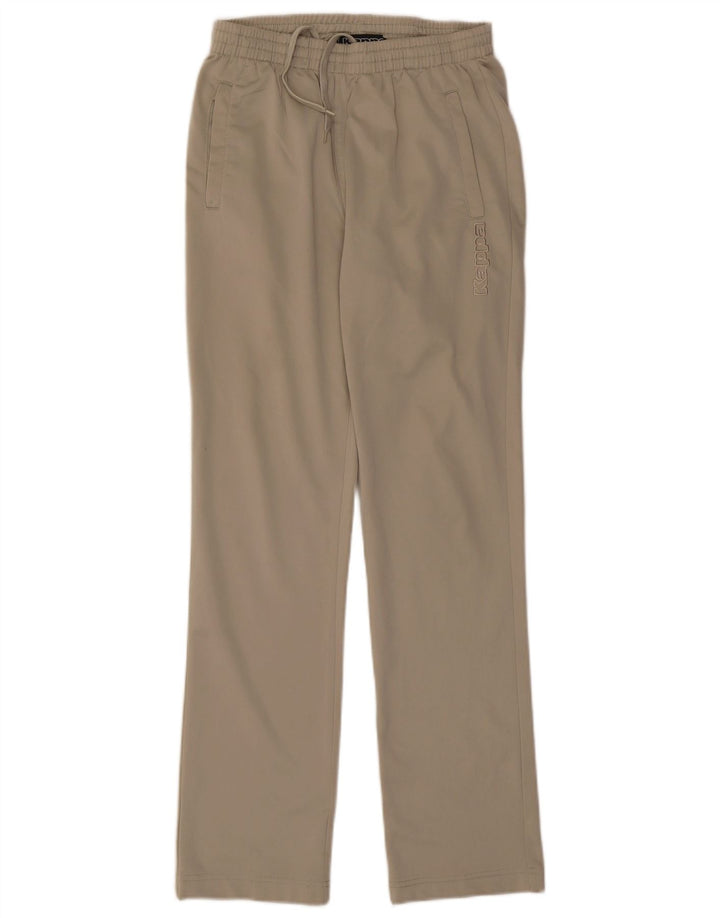 Pełny dres męski KAPPA, mały beżowy poliester z blokami kolorów