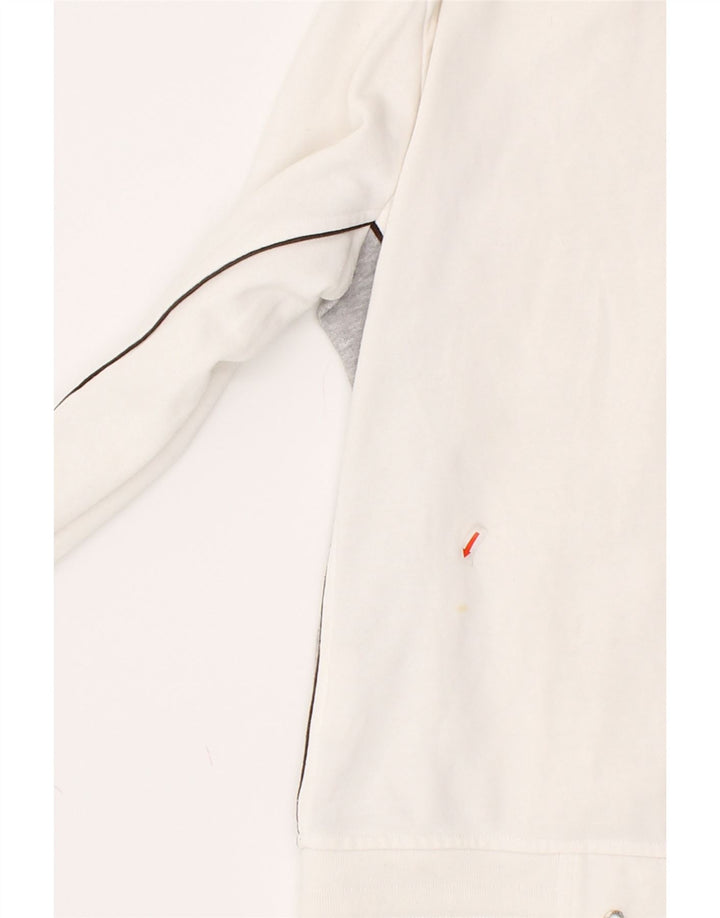 CHAMPION Womens Tracksuit Top Jacket UK 16 Large White Cotton Vintage Champion and Second-Hand Champion from Messina Hembry 