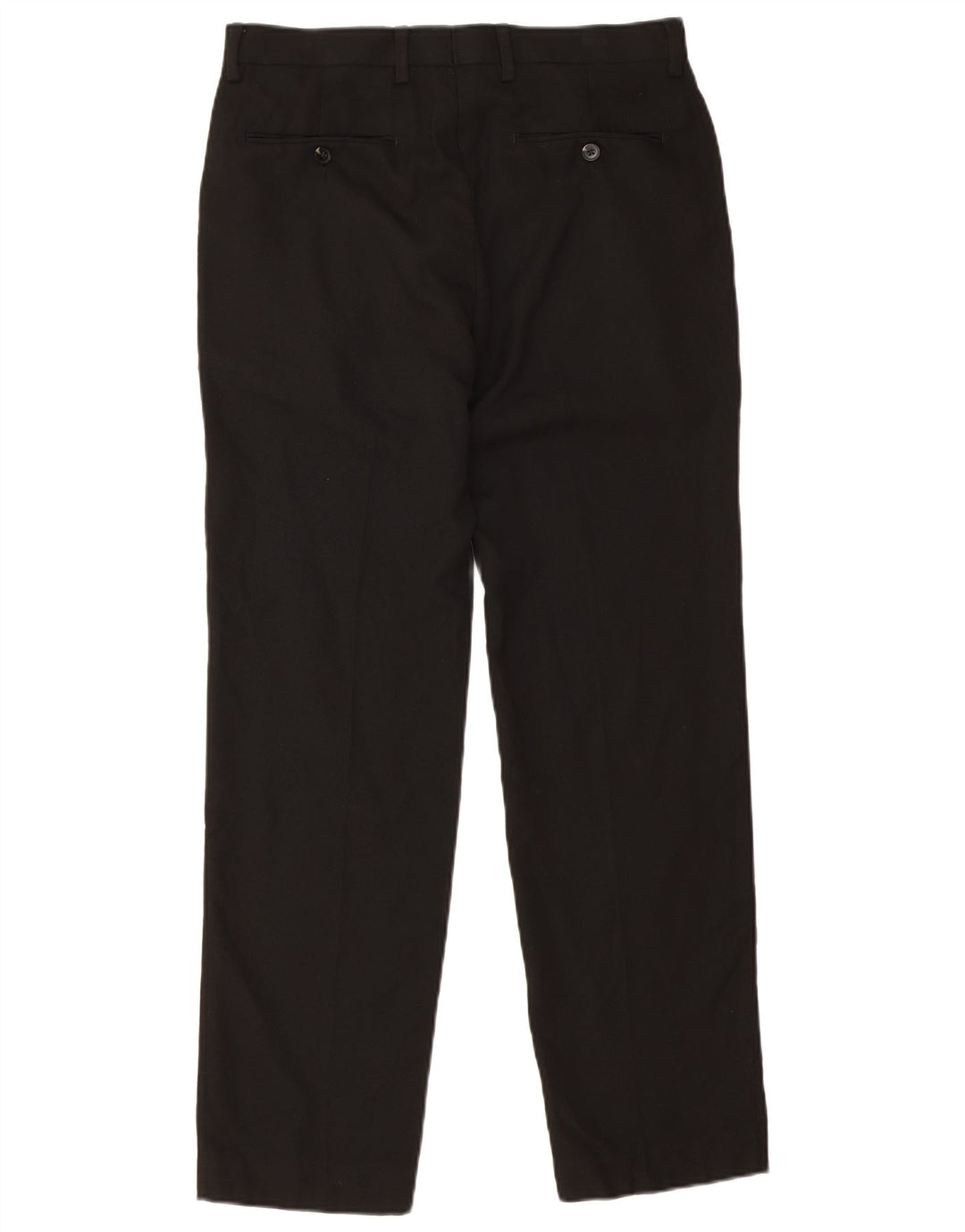 Damskie proste spodnie chino Marks & Spencer W32 L31 Czarny poliester