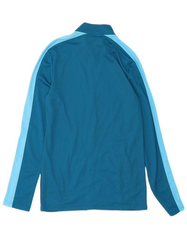 Kurtka męska dresowa Nike Slim Fit, mała, niebieska, sportowa z blokami kolorów