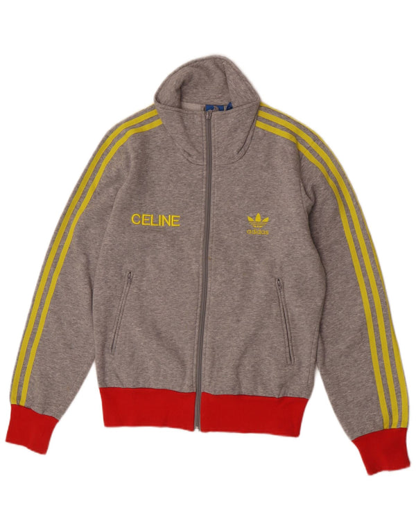 Damska kurtka dresowa Adidas Graphic UK 10 Small Grey Colorblock