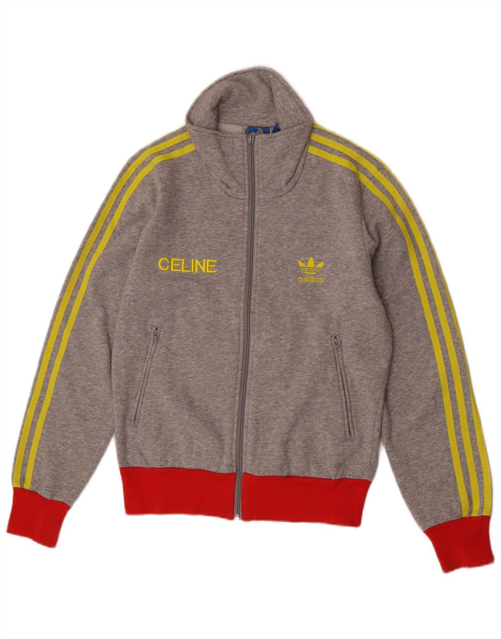 Damska kurtka dresowa Adidas Graphic UK 10 Small Grey Colorblock