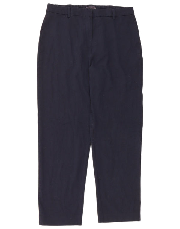 Damskie spodnie garniturowe Marks & Spencer UK 12 Medium W30 L28 Granatowe
