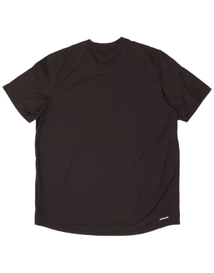 Adidas Męski T-shirt Aeroready Top XL Czarny Poliester