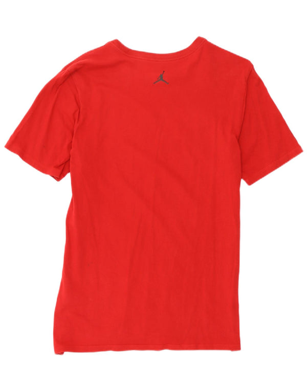 Męski T-shirt Jordan Air Graphic Top, średni czerwony
