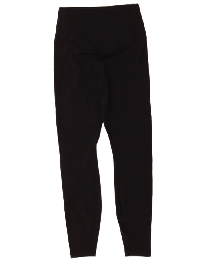 Damskie legginsy Nike Dri Fit UK 12, średni czarny nylon