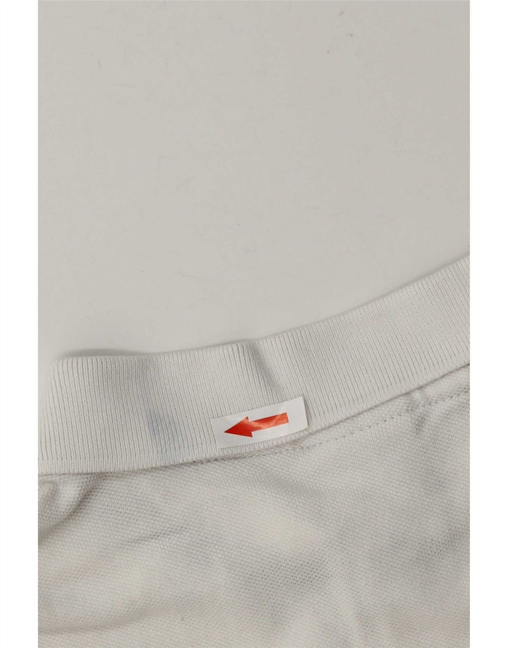 Męska koszulka polo Nike, średnia biała bawełna
