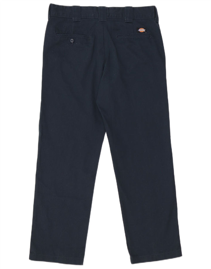 Spodnie damskie Dickies Slim Straight Casual W34 L32 Granatowy poliester