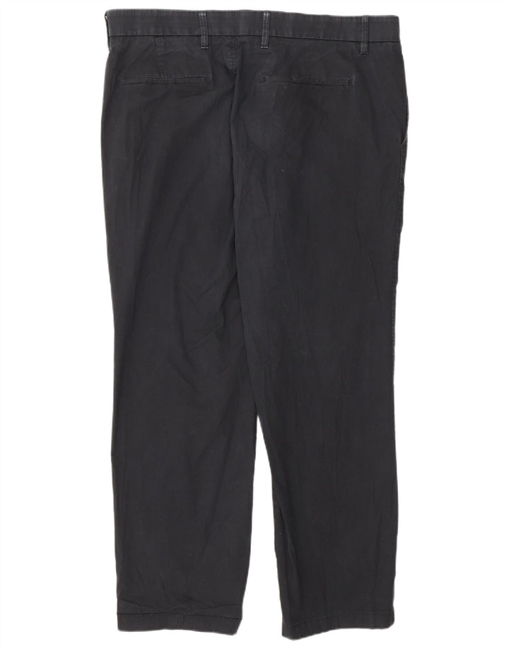 Męskie spodnie chino Marks & Spencer Autograph o regularnym kroju W38 L29 granatowe