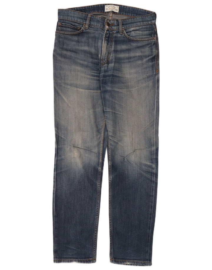 Męskie jeansy slim fit Fat Face W30 L32 Niebieskie bawełniane