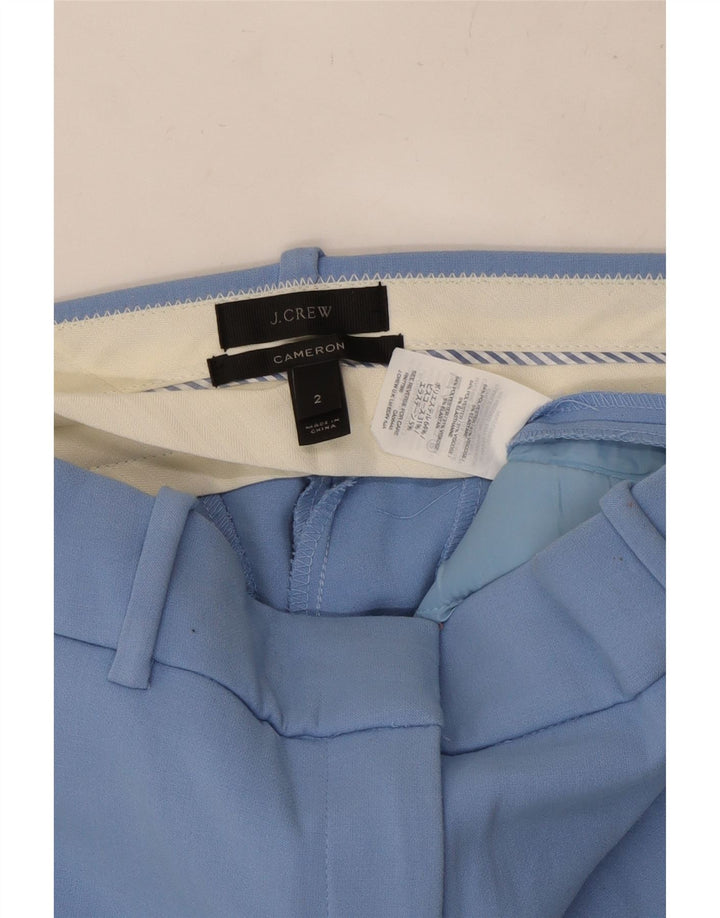 Spodnie damskie J. CREW Cameron Slim Chino US 2 XS W25 L25 Niebieski poliester
