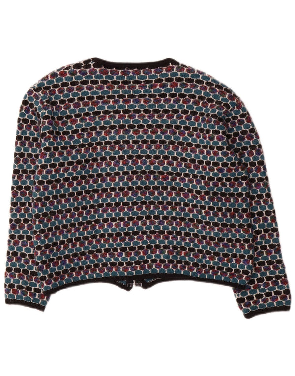 Sweter damski Ella Cardigan UK 16, duży, wielokolorowy, geometryczny