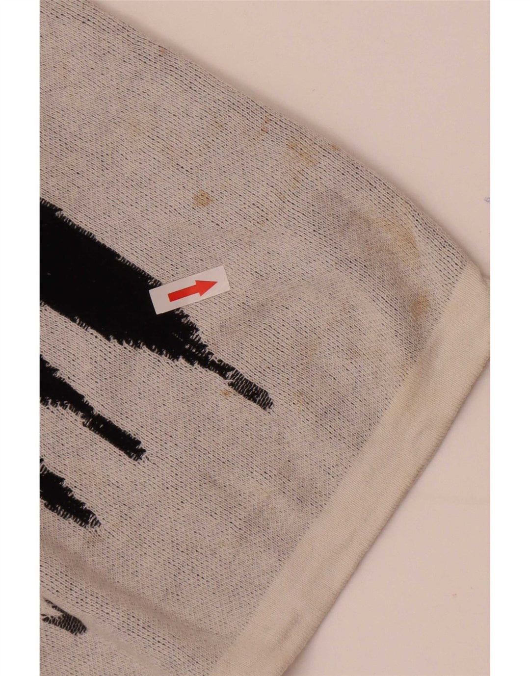 Męski sweter Zara z graficznym dekoltem w łódkę, średnioszary, bawełniany