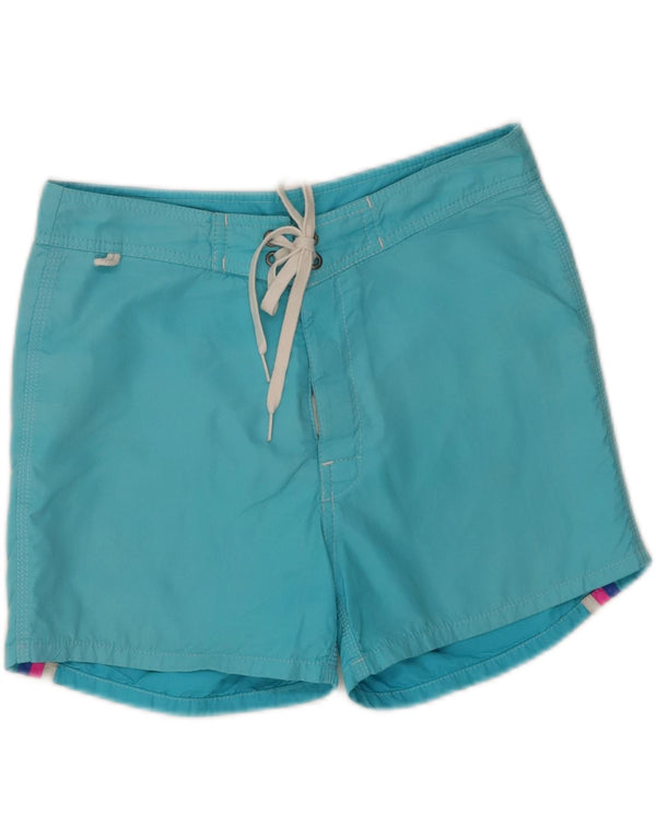 Sundek Mens Graphic Swimming Shorts Small Turquoise