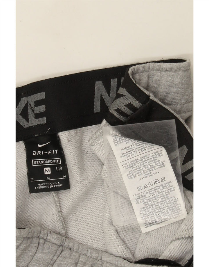 Męskie spodnie dresowe Nike Dri Fit, średnioszare, nakrapiane