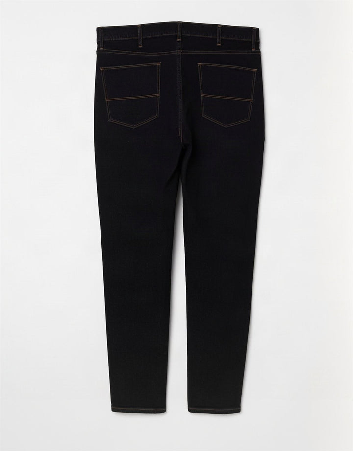 Marks & Spencer Męskie jeansy slim W36 L29 Granatowe, bawełniane