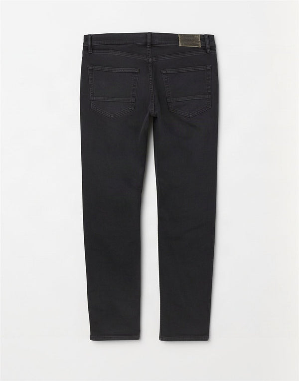Marks & Spencer Męskie jeansy slim W34 L31 Czarne bawełniane