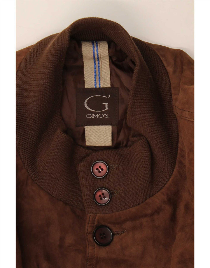Męska zamszowa kurtka bomberka Gimo's UK 40 Large Brown