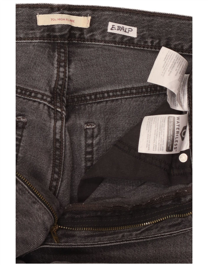 Damskie jeansy Levi's z wysokim stanem i rozkloszowanymi kieszeniami W27 L32 szare