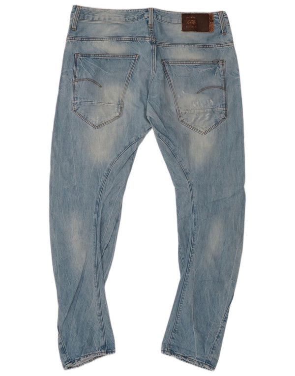 G-STAR Męskie jeansy 3D Arc Distressed Banana Slim W34 L30 Niebieskie bawełniane