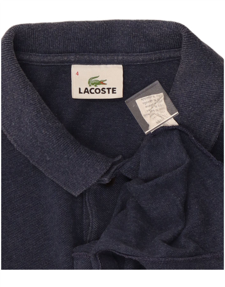 Męska koszulka polo Lacoste, rozmiar 4, średnia, granatowa, bawełniana