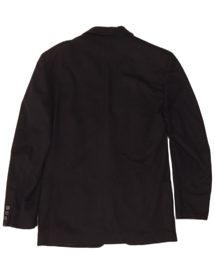 Męska marynarka zapinana na 2 guziki Trussardi Jeans IT 46, mała czarna